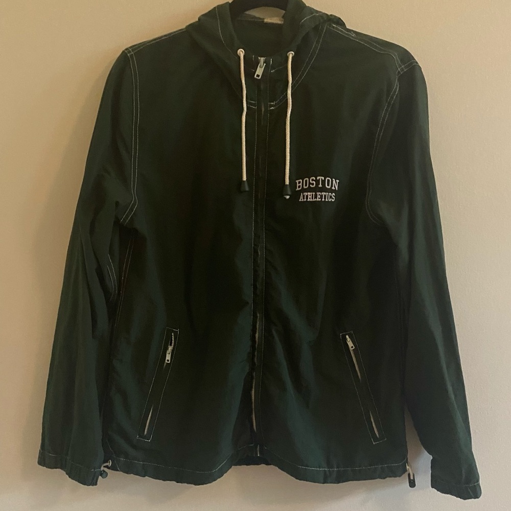 Branch Melville Green Boston Athletics Windbreaker